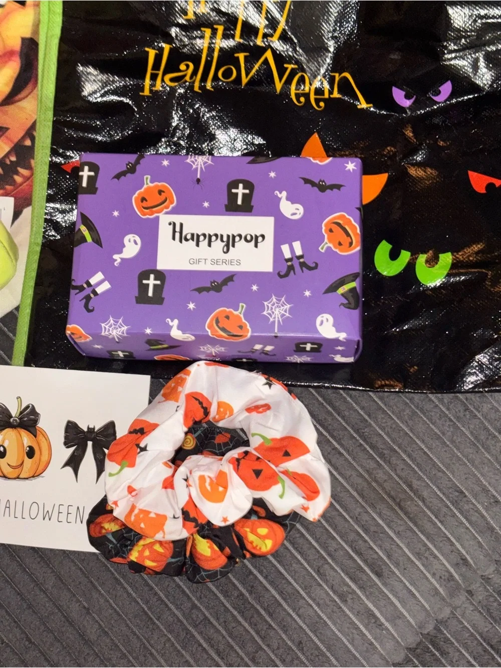 Halloween Accessory Set - Orange & Purple